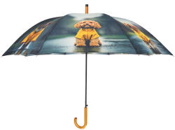 Esschert Design Kutyák esőkabátban mintás esernyő, 120 cm átmérőjű (TP417) - naturebrand