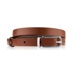 BRØDRENE Brødrene női bőr öv 90 cm | barna - top-brands - 5 771 Ft