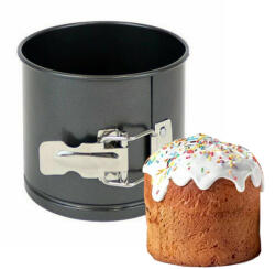  Magas kapcsos tortaforma, panettone sütőforma - 17, 5 cm átmérő