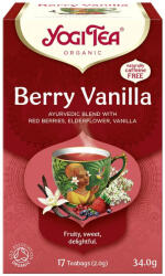YOGI TEA BIO Bogyós gyümölcsös tea vaníliával 17x2g Yogi Berry Vanilla - potenciavital