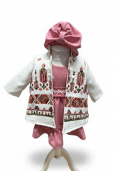 Magazin Traditional Costum fetita stilizat cu motive traditionale 2