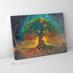 Makana Misztikus gyökerek - Számfestő készlet, kerettel (40x50 cm)