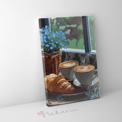 Makana Meghitt reggeli pillanatok - Számfestő készlet, kerettel (40x50 cm)