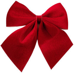 Valex Decor Bordázott bársony masni, 20 x 24cm - Piros (MDR06-L)