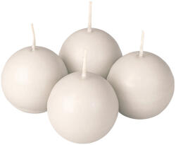 Valex Decor Adventi gömb gyertya készlet 5cm - Matt szürke (DPS-09)