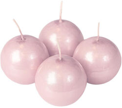 Valex Decor Adventi gömb gyertya készlet 5cm - Metál rosegold (DPM-82)