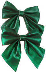 Valex Decor Fényes masni készlet, 2 db. , 12 x 13cm - Sötétzöld (MDR27-S)