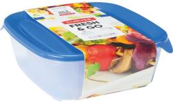 Keter "fresh&go" Szögletes ételtartó Szett 0, 8l+1, 7l+2, 9l+0, 25l - Transzparens/kék
