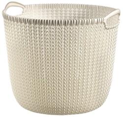 Keter "knit" Kerek Kosár L - Törtfehér