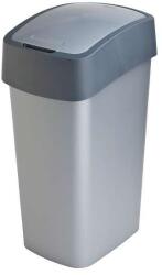 Keter "pacific Flip Bin" Billenő Fedeles Szemetes 45l - Ezüst/grafit