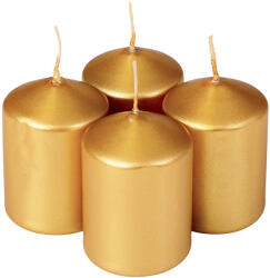 Valex Decor Adventi gyertya készlet, 5.5 x 4cm - Metál arany (APM-12)