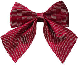 Valex Decor Csíkos bársony masni, 20 x 24cm - Bordó (MDR09-L)