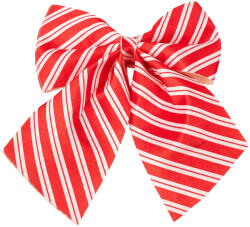 Valex Decor Piros-fehér csíkos masni, 20 x 24cm (MDR16-L)