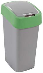 Keter "pacific Flip Bin" Billenő Fedeles Szemetes 45l - Ezüst/zöld