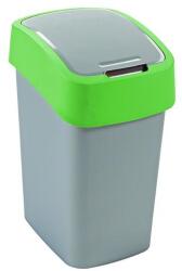 Keter "pacific Flip Bin" Billenő Fedeles Szemetes 25l - Ezüst/zöld