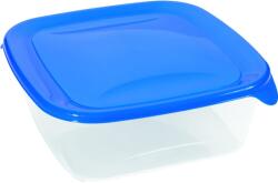 Keter "fresh&go" Szögletes ételtartó 0, 8l - Transzparens/kék