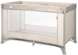 Lorelli Carina 1 fix utazóágy - Beige Stars (60093)