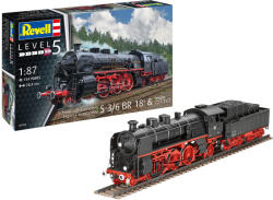 Revell Express Locomotive S3/6 BR18(5) with Tender 2 2 T (02168) (02168 R)
