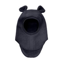 HUTTEliHUT Cagulă dublată lână merinos fiartă Huttelihut - Teddy Dark Navy