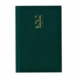 ARTILUX Agenda A5 datata zilnic Arti Lux, hartie ivory, coperta verde (EJ261113)