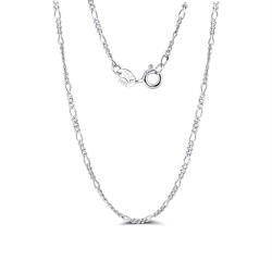 BeSpecial Colier argint 925 placat cu rodiu, FIGARO, UNISEX, 55 cm, 1, 7 mm (CRR97)
