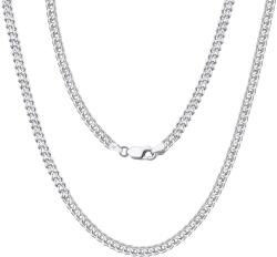 BeSpecial Colier argint 925 placat cu rodiu, 50 cm, 2, 5 mm, UNISEX (CRR90)
