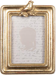 Clayre & Eef Rama foto masa polirasina aurie 9x2x12 cm / 6x9 cm (2F1327)