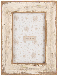 Clayre & Eef Rama foto masa lemn maro bej 16x2x21 cm / 10x15 cm (2F1295)
