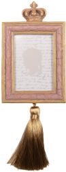 Clayre & Eef Rama foto perete polirasina roz aurie 9x2x25 cm / 6x9 cm (2F1308)