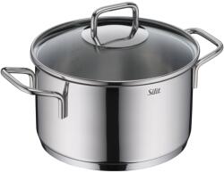 Silit Extra Cook Oala 20 cm Crominox Inox Capac Sticla Inductie (2102306337)