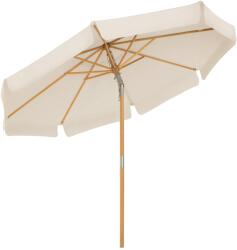 SONGMICS Umbrela de Gradina GPU270M01 270 cm Lemn Bej Reglabila (GPU270M01)