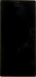 Samsung LCD дисплей + тъч модул + преден капак S918 Galaxy S23 Ultra кремав (GH82-30465B)