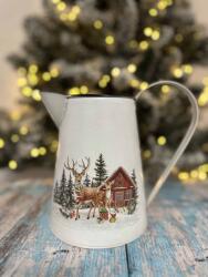  Bádog kiöntő szarvas mintával