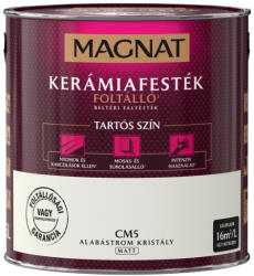 ŚNIEżKA Magnat Kerámiafesték alabástrom kristály 2, 5l foltálló beltéri matt CM5 91020337 (91020337)