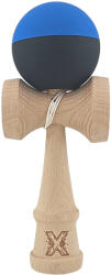 Flippy Kendama X Originala, Profesionala, Flippy, din Lemn, Rubber Grip, 18 cm, Albastru Negru (teo-162890)
