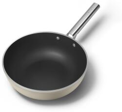Smeg WOK SERPENYŐ, 30 cm, matt bézs (WOF3002CRM)