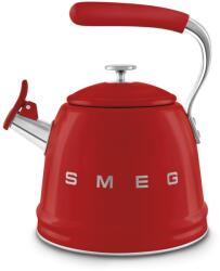 Smeg SÍPOLÓ VÍZFORRALÓ KANNA, 50-es évek retro design, piros (WKF01RD)