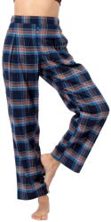 Key Pantaloni de pijama dama KEY 431 albastru închis FLANEL: S (32153 S)