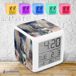 Time4Gift Pegazus színváltós világító ébresztő óra