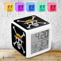 Time4Gift One Piece - Skull színváltós világító ébresztő óra