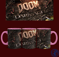 Time4Gift Doom - The Dark Ages bögre (Rózsaszín)