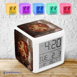 Time4Gift Hogwarts Legacy Griffendél színváltós világító ébresztő óra