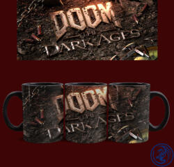 Time4Gift Doom - The Dark Ages bögre (Fekete)