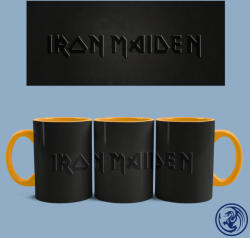 Time4Gift Iron Maiden Black logo bögre (Narancssárga)