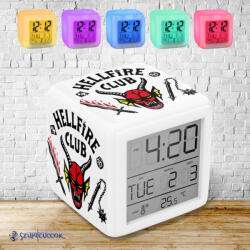 Time4Gift Stranger Things - Hellfire Club színváltós világító ébresztő óra