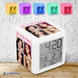 Time4Gift Blackpink színváltós világító ébresztő óra