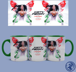 Time4Gift Katy Perry - The Lifetimes Tour 2025 - Budapest bögre (Zöld)