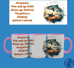 Time4Gift Horgászás, nem csak egy hobbi bögre (Rózsaszín)