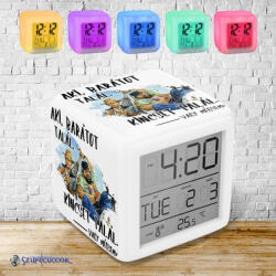 Time4Gift Bud Spencer és Terence Hill - Kincs ami nincs színváltós világító ébresztő óra