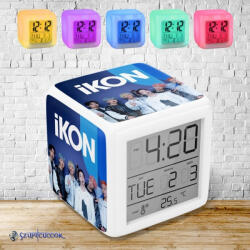 Time4Gift iKon band színváltós világító ébresztő óra